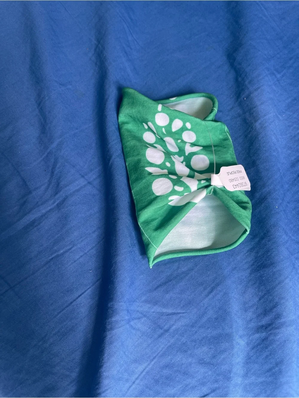 FP Movement by Free People Rumble Hair Tie Green Big Logo NWT